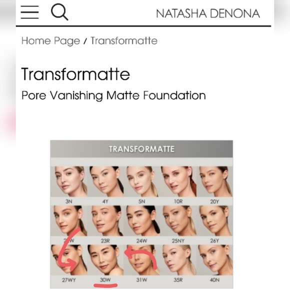 Natasha Denona Transformatte Pore Vanishing Matte Foundation - Picture 10 of 11